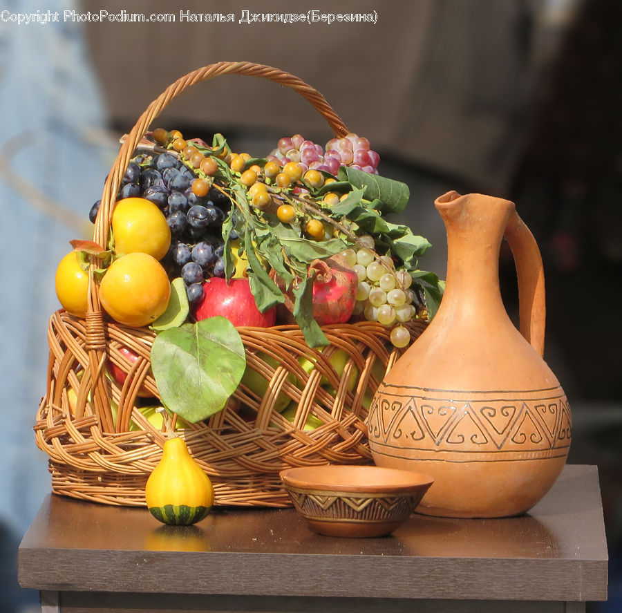 Basket, Jug, Pitcher, Flower, Flower Arrangement, Flower Bouquet, Glass