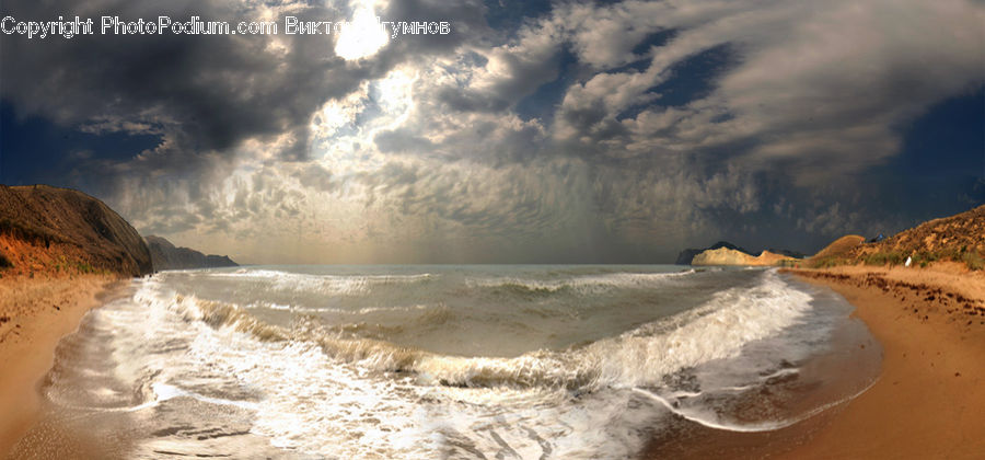 Beach, Coast, Outdoors, Sea, Water, Sea Waves, Sand