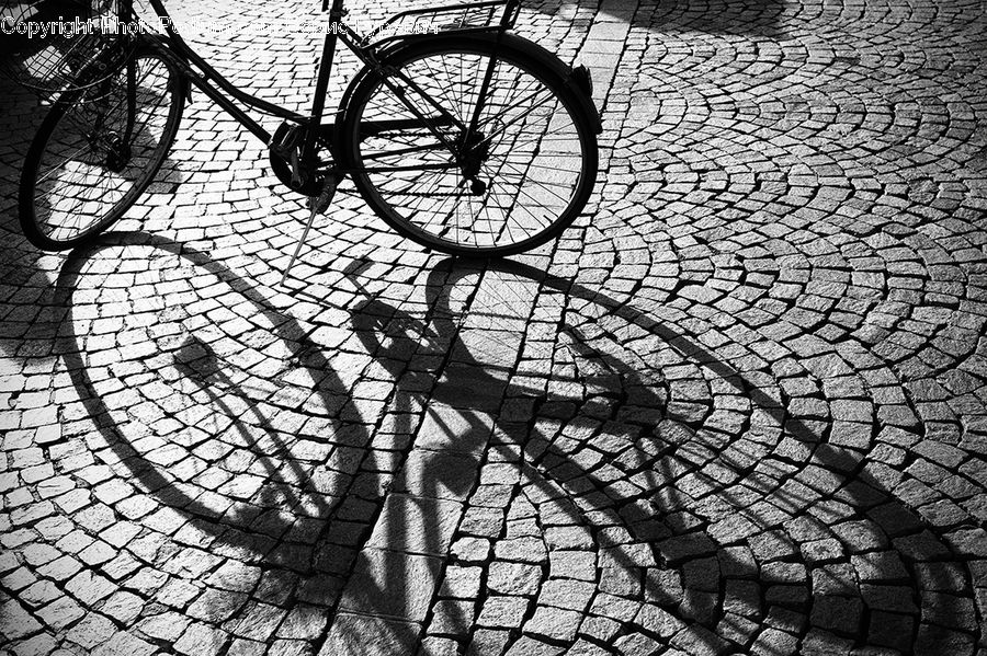 Bicycle, Bike, Vehicle, Cobblestone, Pavement, Walkway, Brick