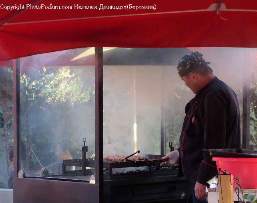 Human, People, Person, Bucket, Bbq, Food, Dining Room