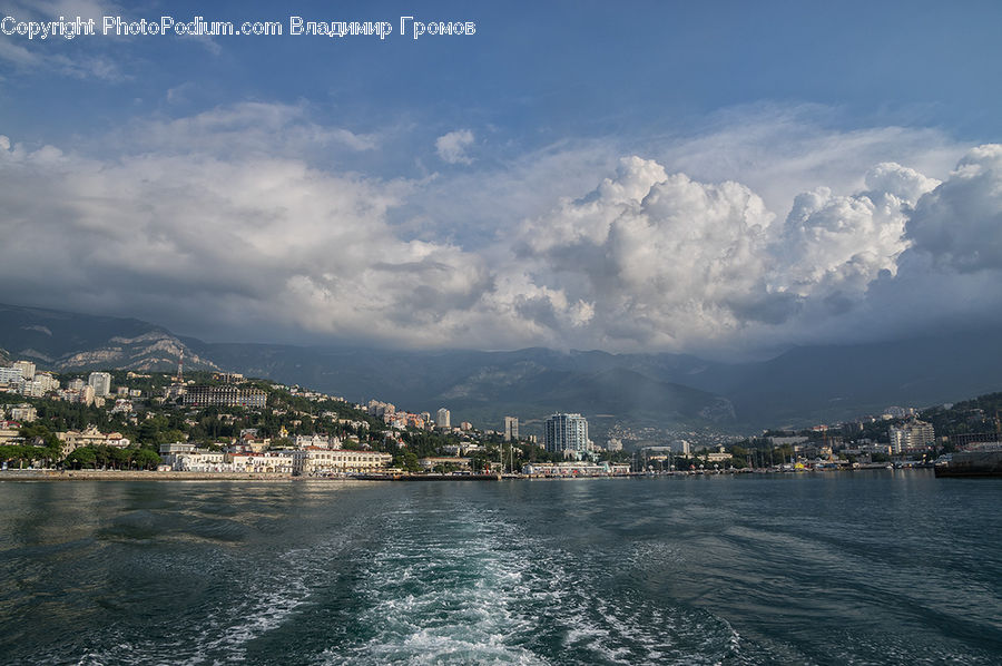 Cloud, Cumulus, Sky, Azure Sky, Outdoors, Lake, Water