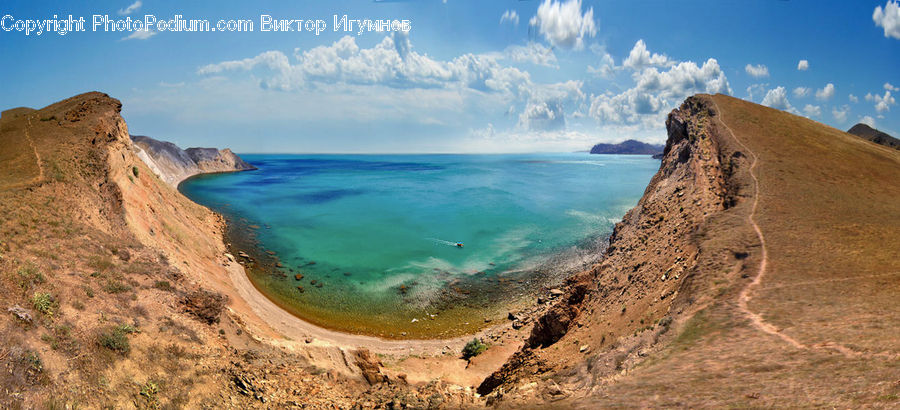 Beach, Coast, Outdoors, Sea, Water, Promontory, Cove