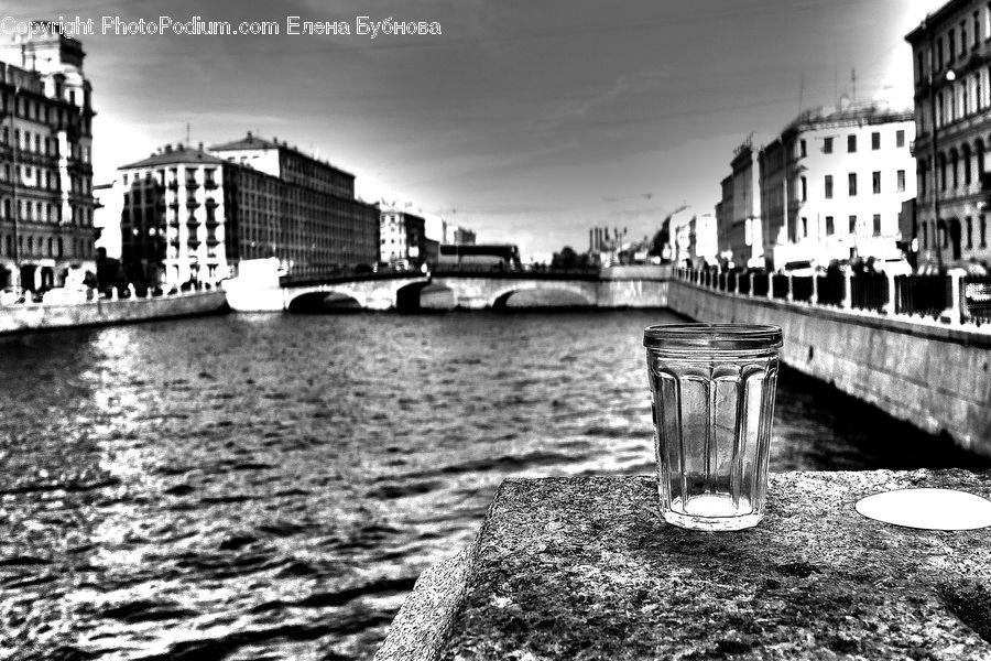 Water, Canal, Outdoors, River, Bridge, City, Downtown