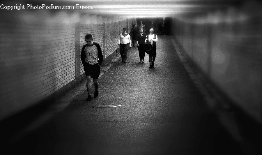 Human, People, Person, Tunnel, Leisure Activities, Walking, Alley