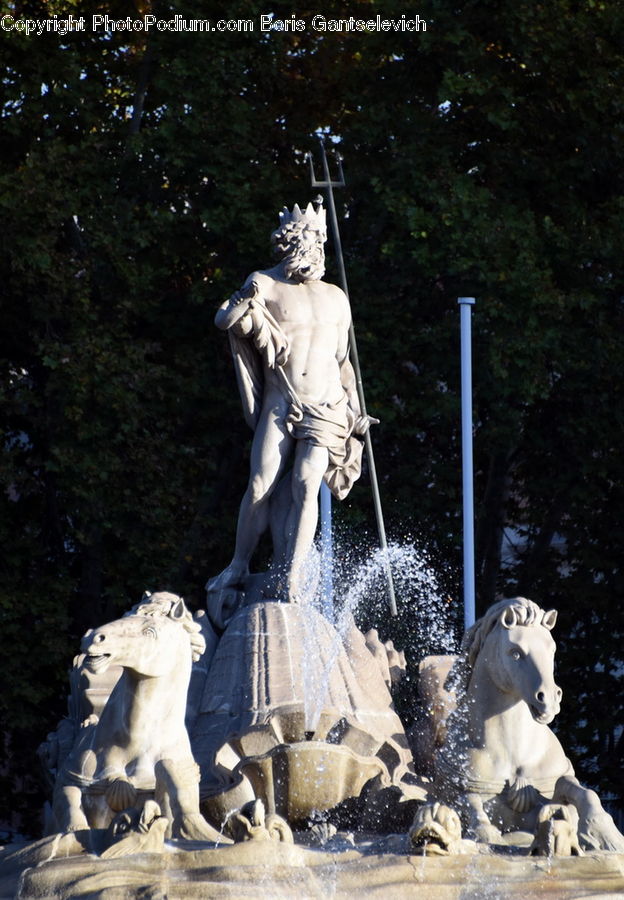 People, Person, Human, Fountain, Water, Art, Sculpture