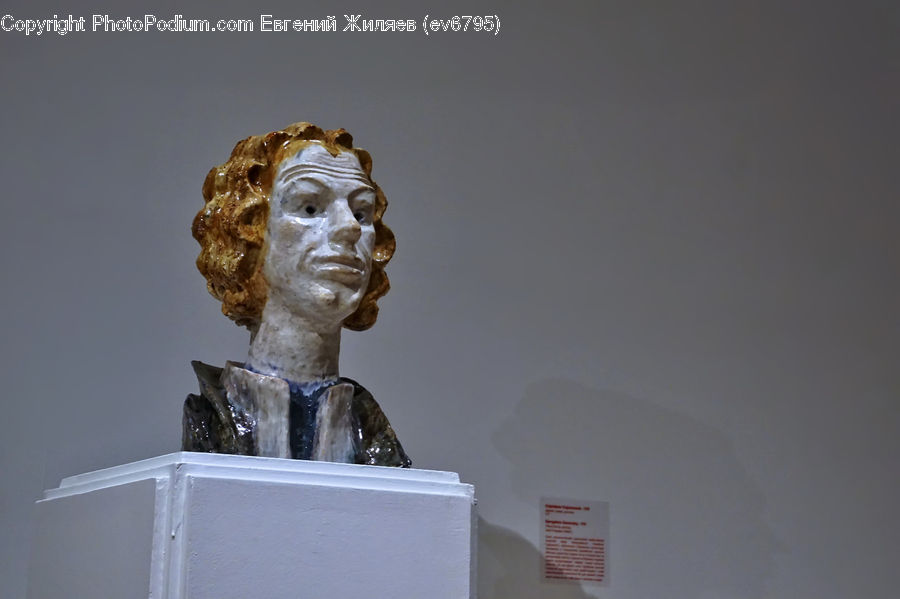 Bust, Figurine, Head, Art, Sculpture, Statue, Portrait