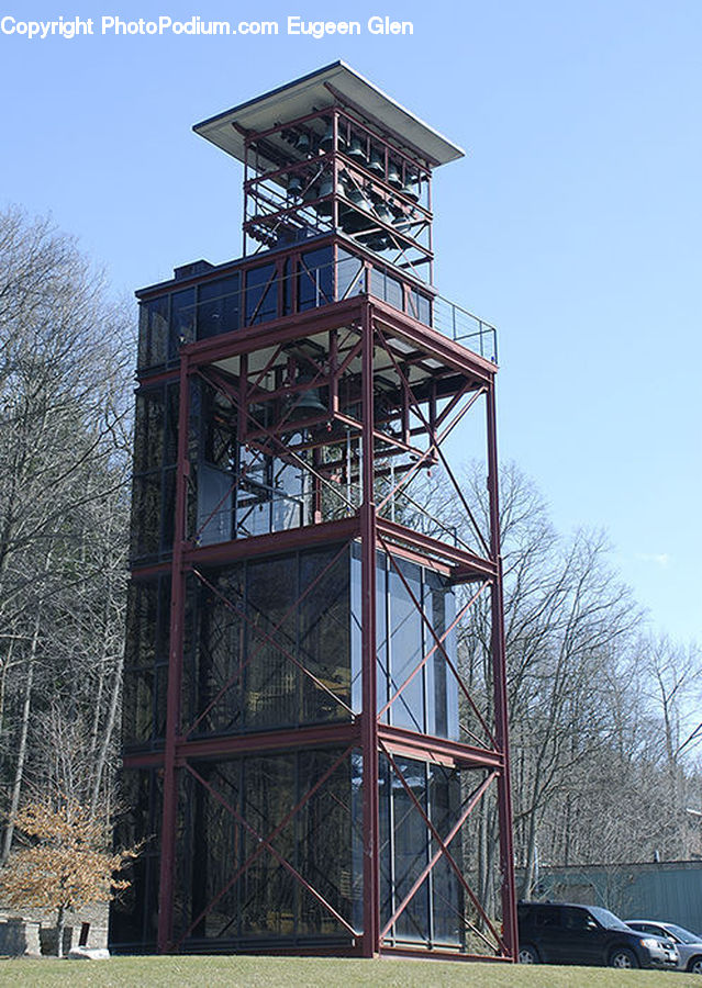 Construction, Scaffolding, Architecture, Bell Tower, Clock Tower, Tower, Beacon