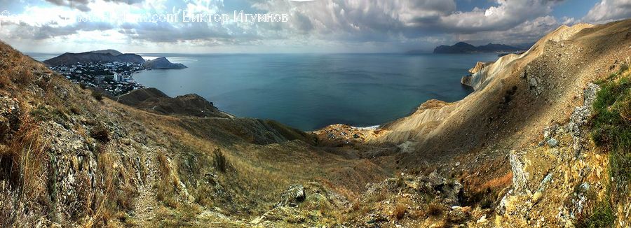 Promontory, Cliff, Outdoors, Landscape, Nature, Scenery, Coast