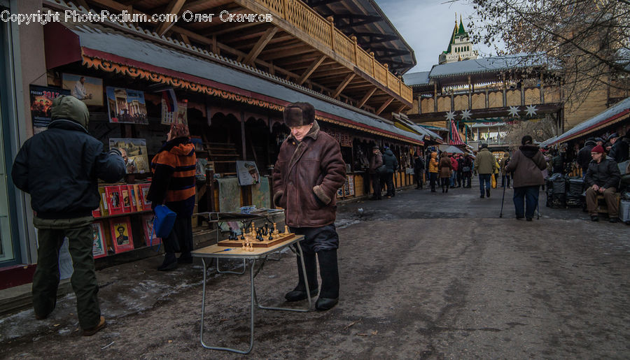 Chess, Game, People, Person, Human, Bazaar, Market