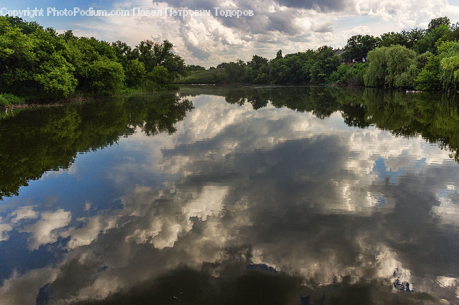 Cloud, Cumulus, Sky, Azure Sky, Outdoors, Water, Land