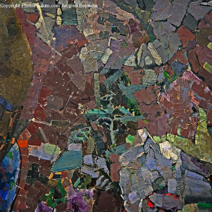 Brick, Pavement, Collage, Poster, Aerial View, Map, Cobblestone