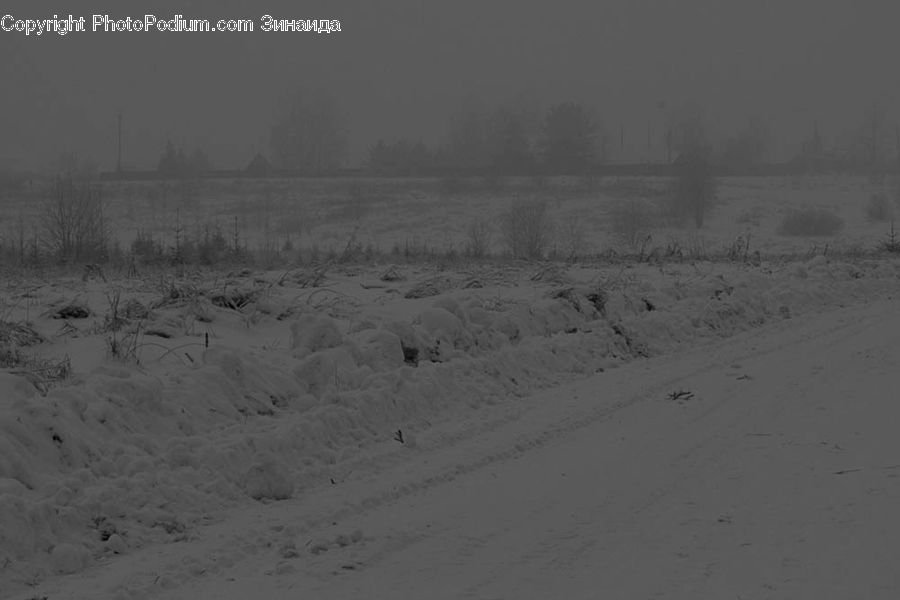 Ice, Outdoors, Snow, Sand, Soil, Ground, Countryside