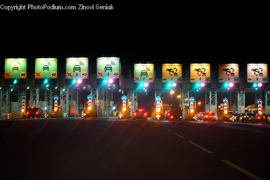 Billboard, City, Downtown, Metropolis, Urban, Lighting, Flyer
