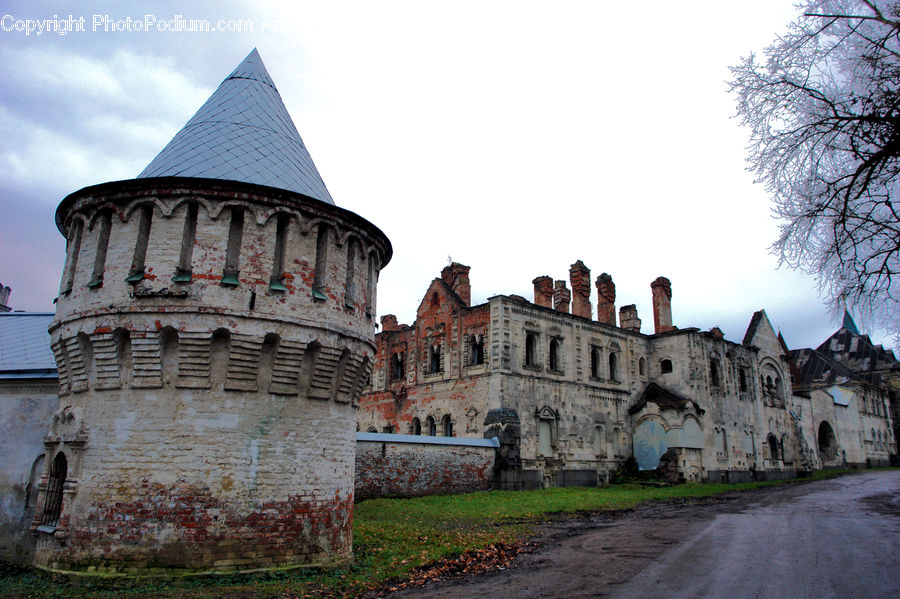 Architecture, Castle, Fort, Brick, Housing, Monastery, Mansion