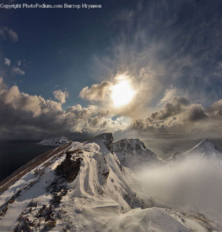 Alps, Crest, Mountain, Peak, Mountain Range, Outdoors, Sand
