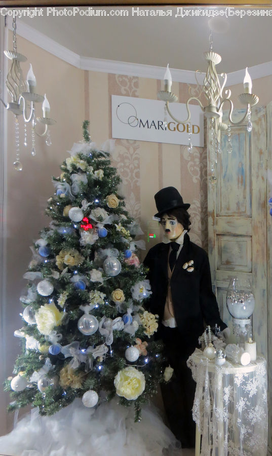 People, Person, Human, Clown, Mime, Performer, Wreath