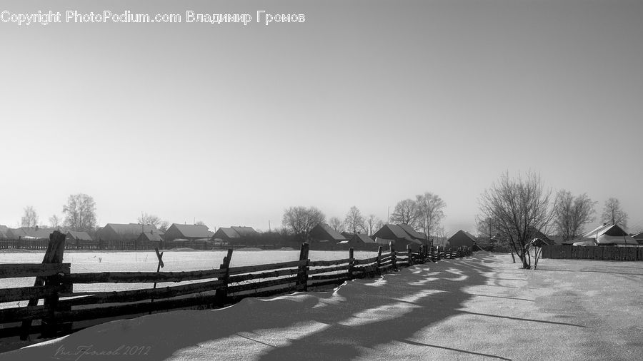 Dock, Landing, Pier, Road, Ice, Outdoors, Snow