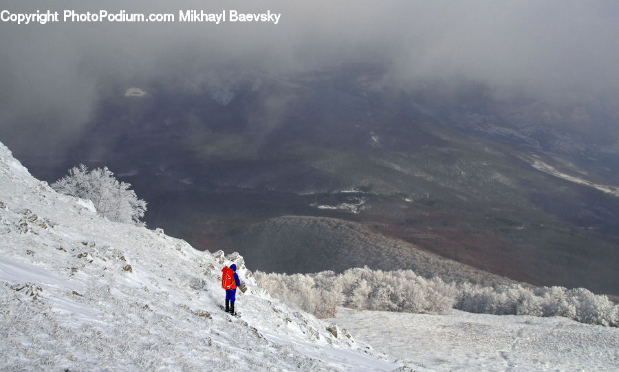 Crest, Mountain, Outdoors, Peak, Arctic, Glacier, Ice