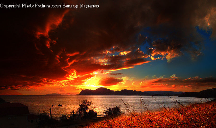 Outdoors, Sky, Dawn, Dusk, Red Sky, Sunrise, Sunset