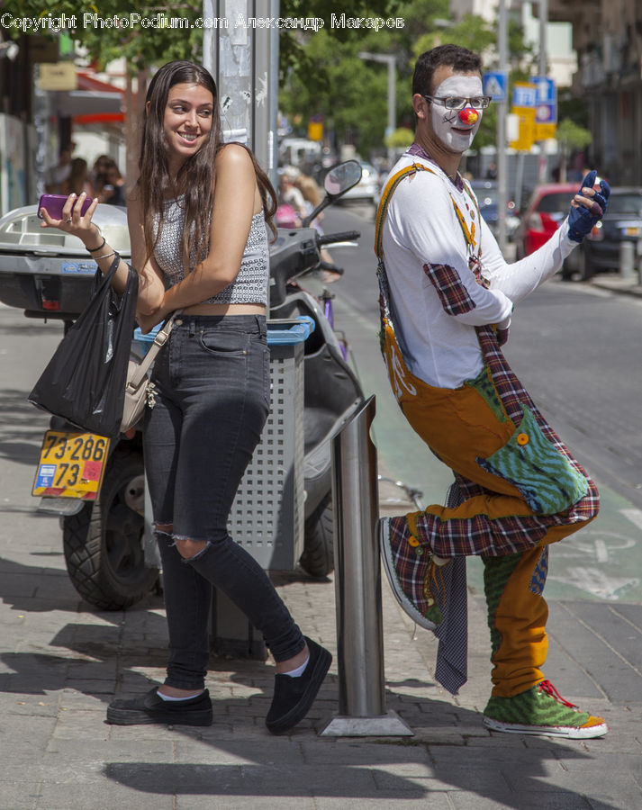 People, Person, Human, Clown, Performer, Boot, Footwear