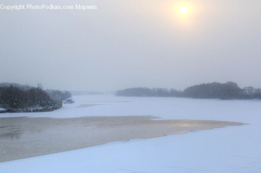 Ice, Outdoors, Snow, Beach, Coast, Sea, Water