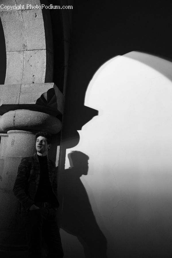 People, Person, Human, Clothing, Overcoat, Suit, Silhouette
