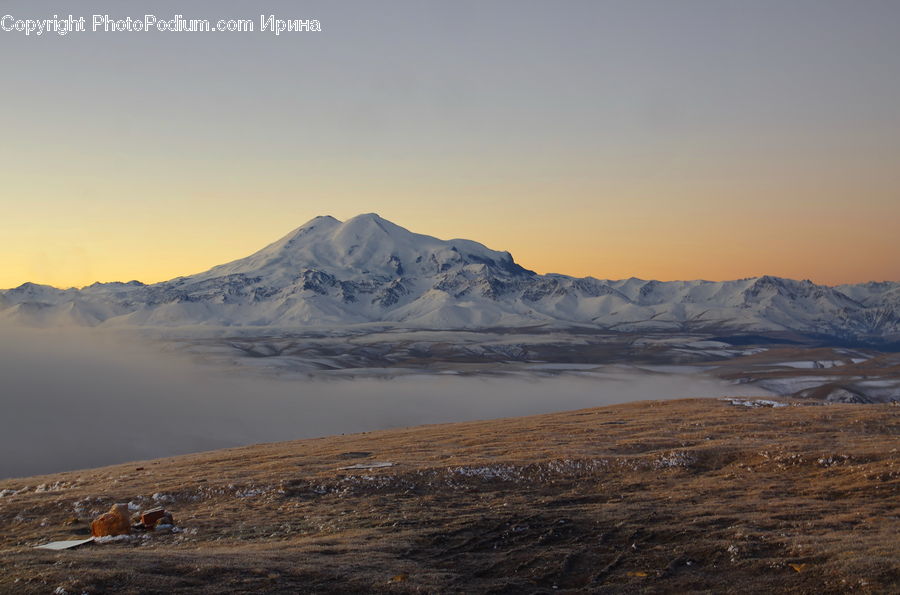 Crest, Mountain, Mountain Range, Outdoors, Peak, Dawn, Dusk