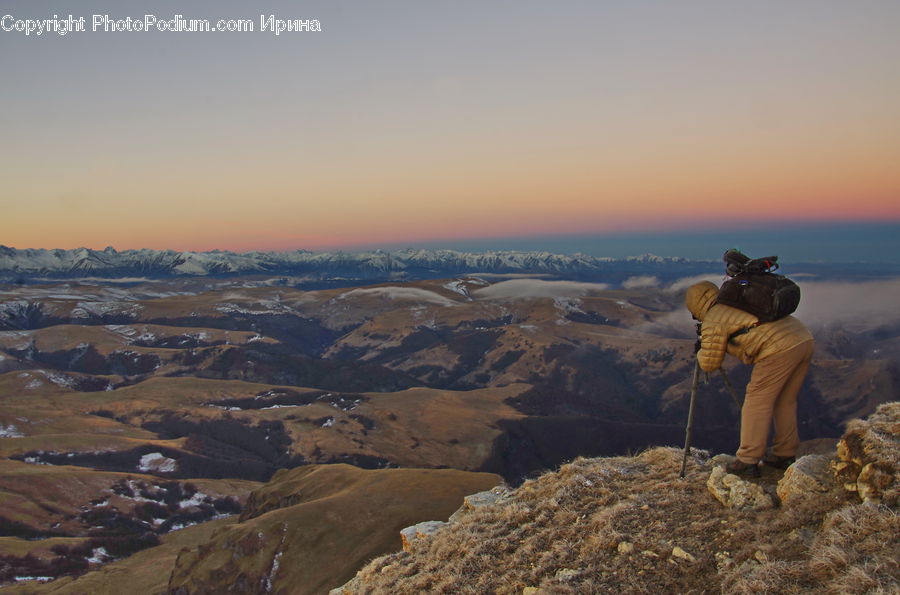 People, Person, Human, Hiking, Leisure Activities, Outdoors, Plateau