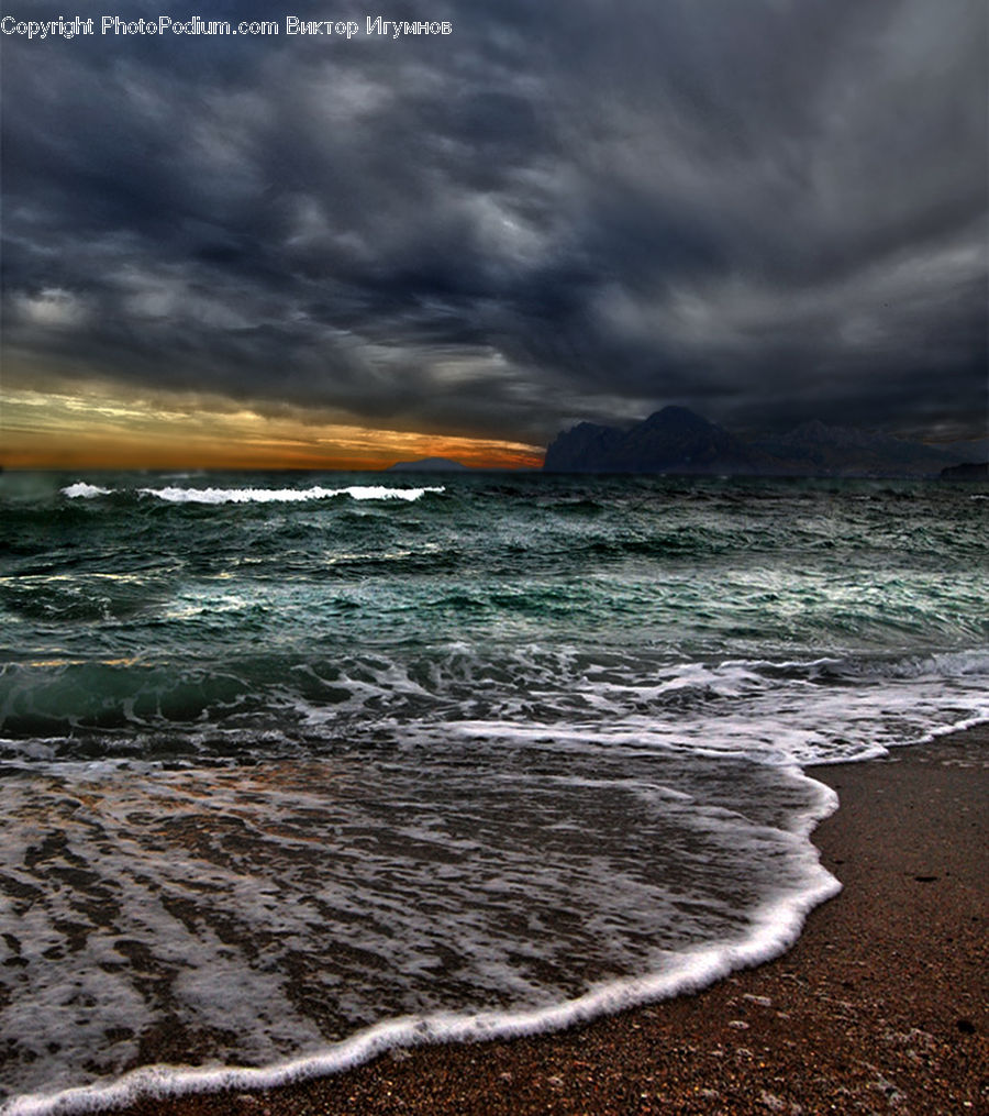 Beach, Coast, Outdoors, Sea, Water, Ocean, Sea Waves