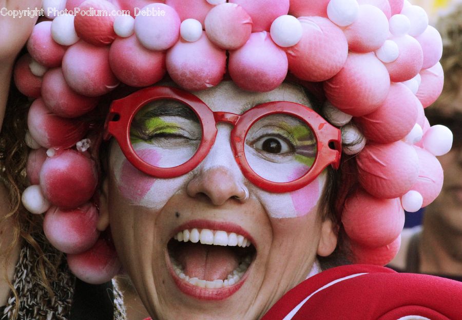 Glasses, Goggles, Apple, Fruit, Grapes, Lip, Mouth