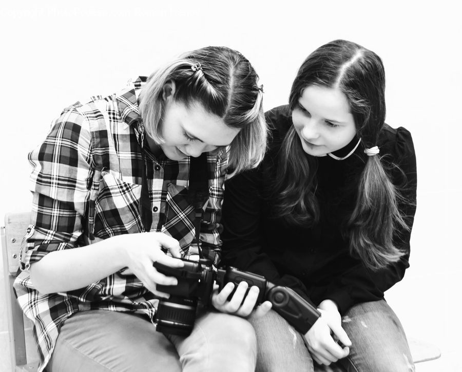 People, Person, Human, Plaid, Female, Portrait