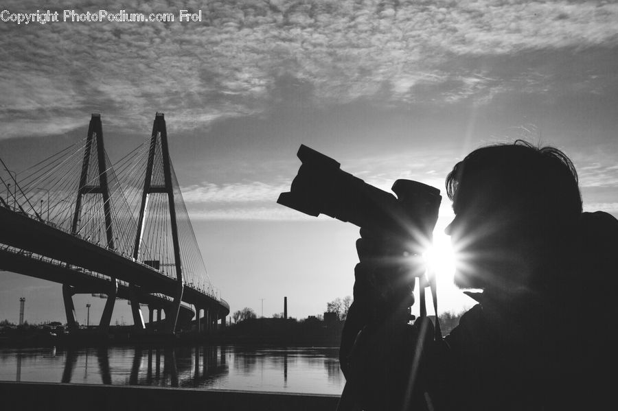 People, Person, Human, Flare, Light, Sunlight, Silhouette