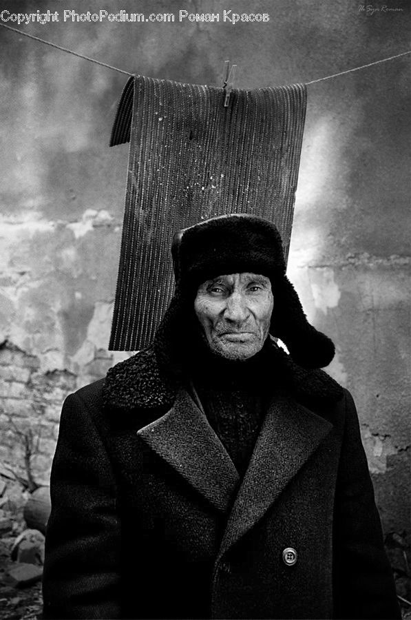 People, Person, Human, Portrait, Clothing, Overcoat