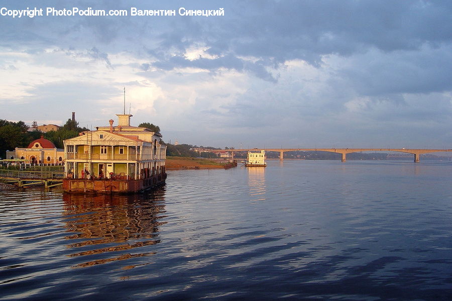 Cruise Ship, Ferry, Freighter, Ship, Tanker, Vessel, Harbor