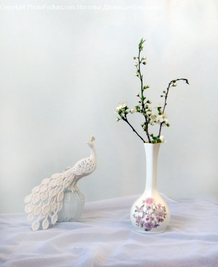 Art, Porcelain, Pottery, Flower Arrangement, Ikebana, Plant, Potted Plant