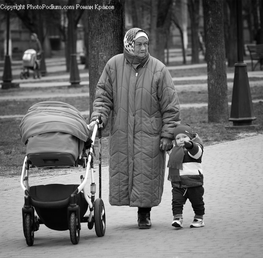 Human, People, Person, Stroller, Scooter, Vehicle, Tourist