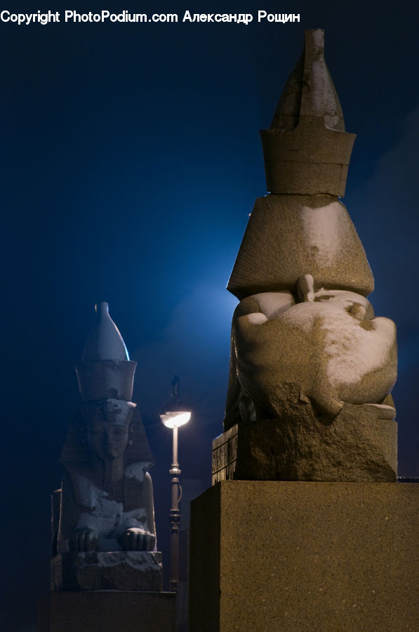 Ancient Egypt, Art, Sculpture, Statue, Architecture, Bell Tower, Clock Tower