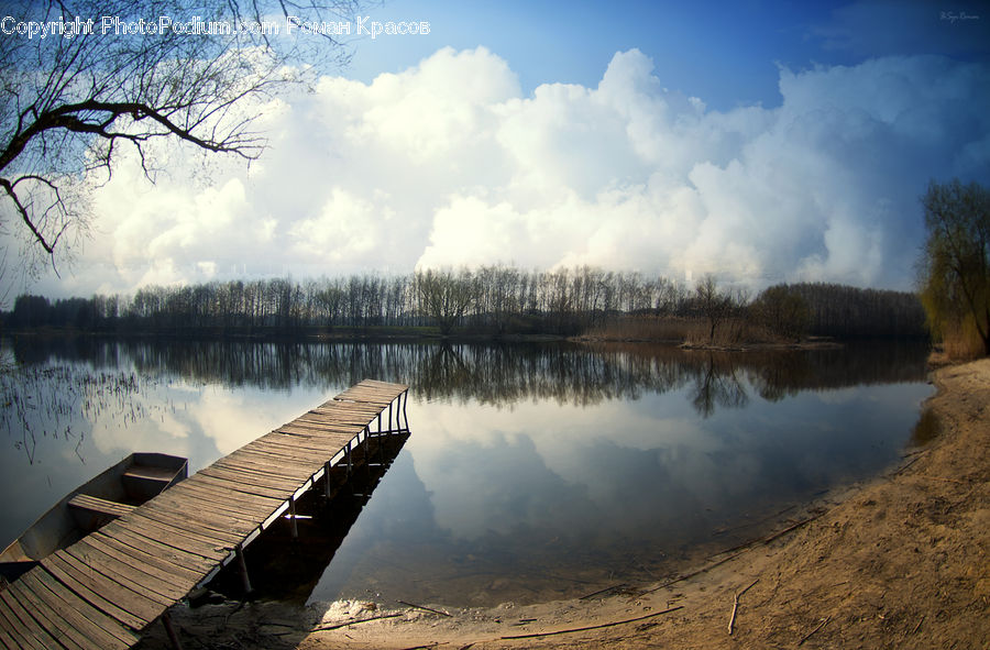 Boardwalk, Deck, Path, Sidewalk, Walkway, Dock, Landing