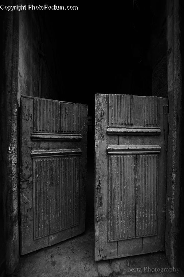 Arch, Gate, Box, Crate, Cabin, Hut, Rural