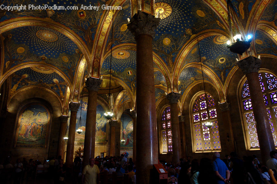 Aisle, Corridor, Architecture, Cathedral, Church, Worship, Altar