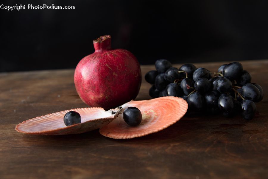 Blueberry, Fruit, Pomegranate, Plum, Grapes, Cherry