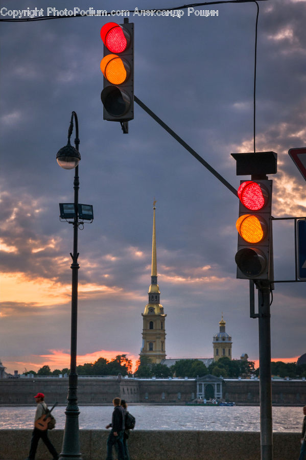 Light, Traffic Light, Architecture, Spire, Steeple, Tower, Bell Tower