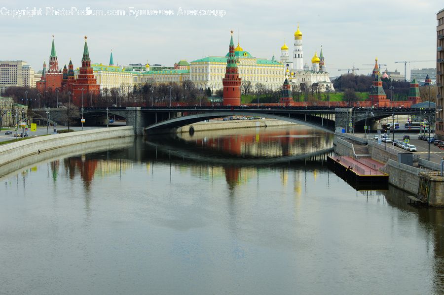 Bridge, Canal, Outdoors, River, Water, Dock, Landing