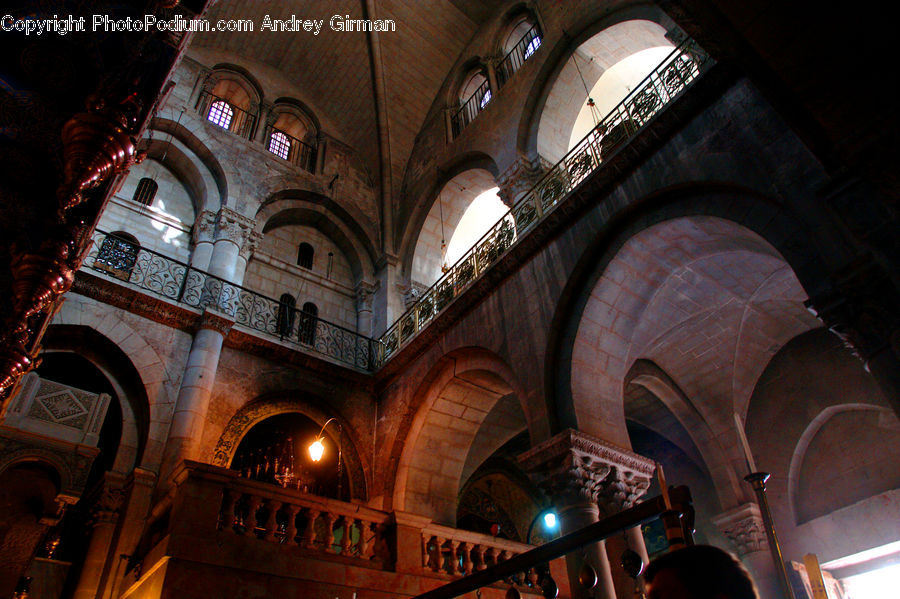 Aisle, Corridor, Architecture, Dome, Mosque, Worship, Bell Tower