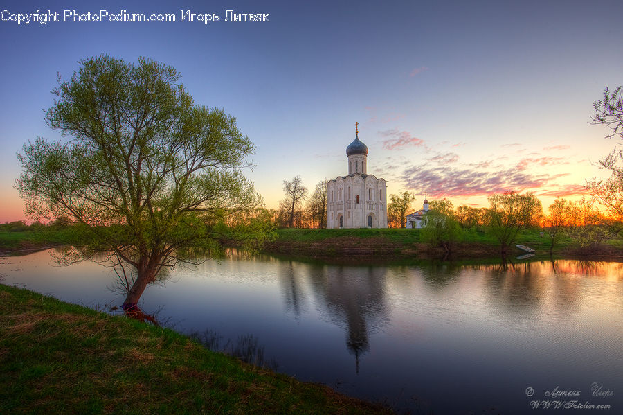 Castle, Ditch, Fort, Moat, Architecture, Bell Tower, Clock Tower