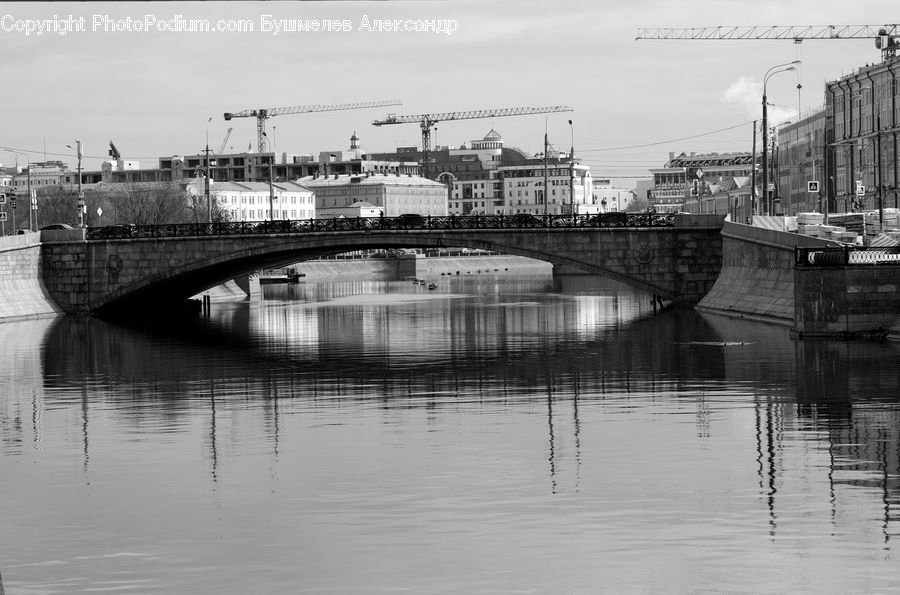 Arch, Bridge, Canal, Outdoors, River, Water, City