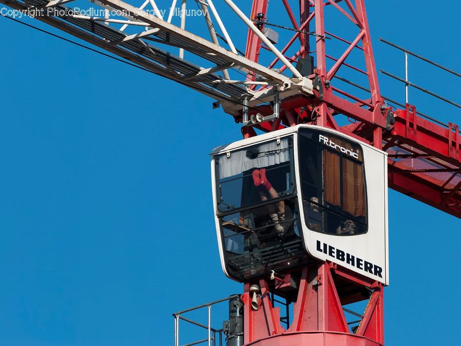 Constriction Crane, Cable Car, Trolley, Vehicle