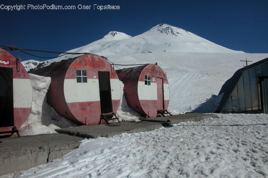 Building, Hut, Shelter, Camping, Arctic, Snow, Winter
