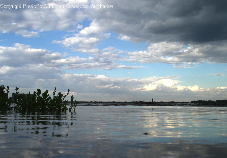 Lake, Outdoors, Water, Azure Sky, Cloud, Sky, Cumulus