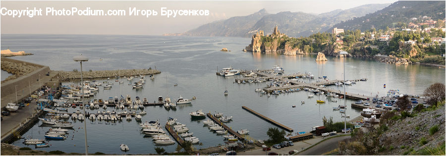 Harbor, Port, Waterfront, Aerial View, Beach, Coast, Outdoors